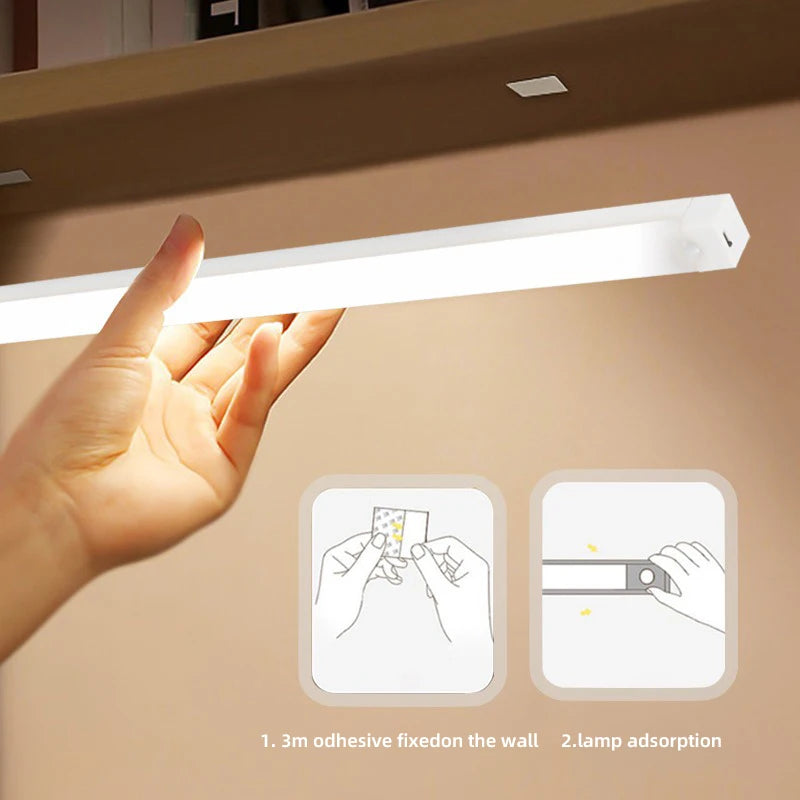 Wireless Rechargeable LED Night Light — Motion Sensor, 3 Lighting Modes