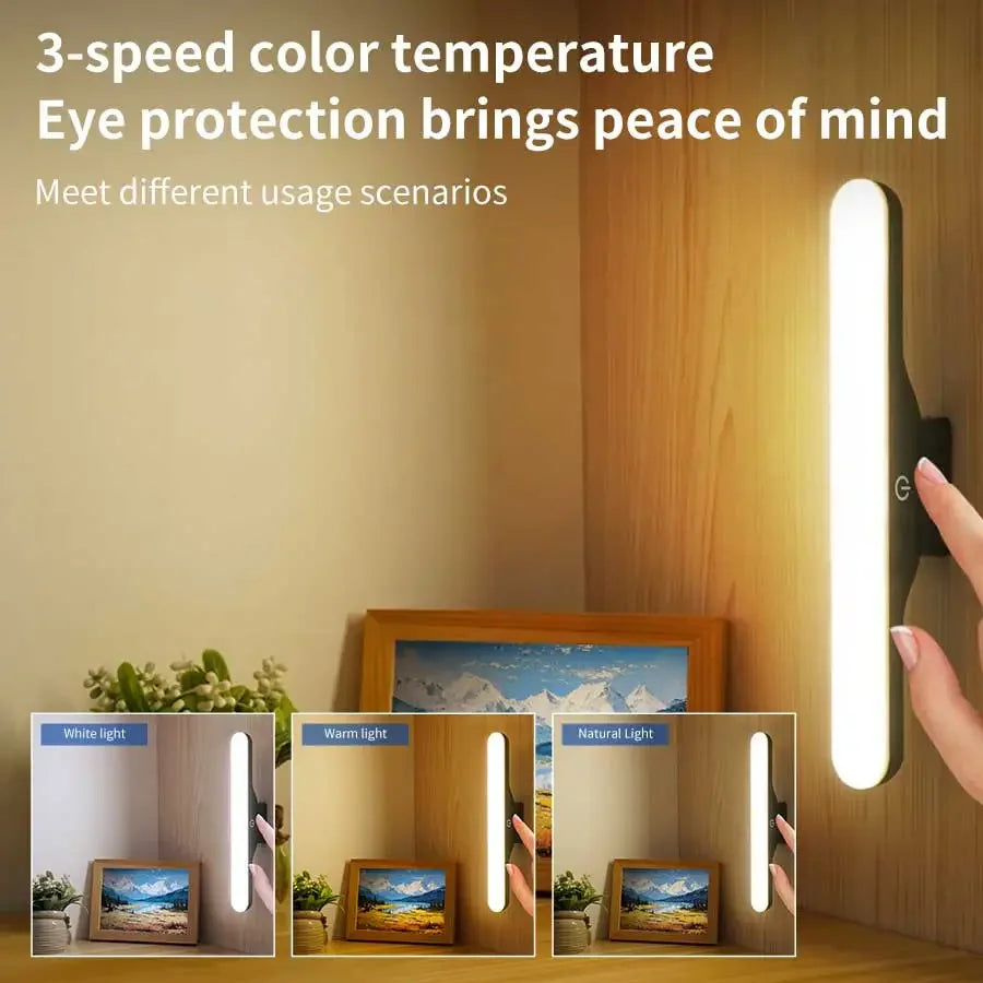 Magnetic Touch LED Mirror Light | Eye-Care Reading & Makeup Lamp for Wardrobe & Closet