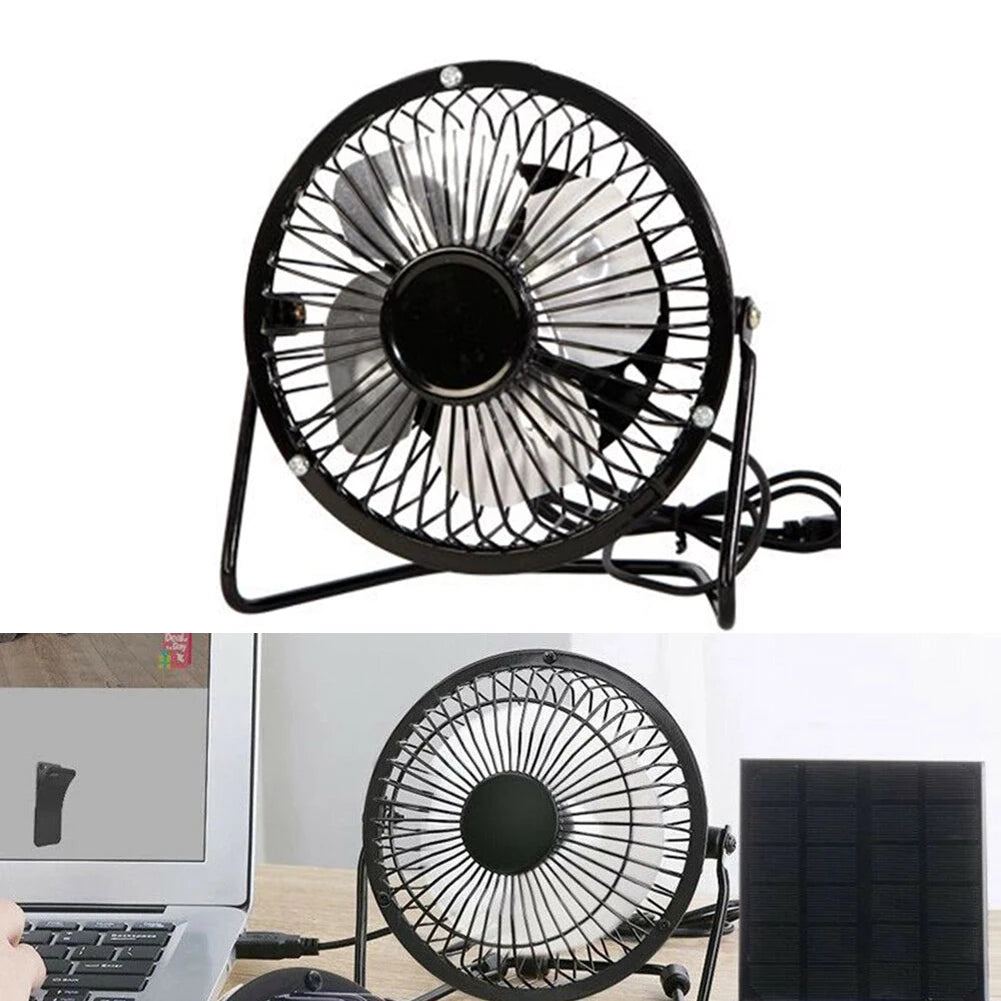 Mini 4-Inch USB Desk Fan | 360° Rotatable Portable Office & Travel Fan