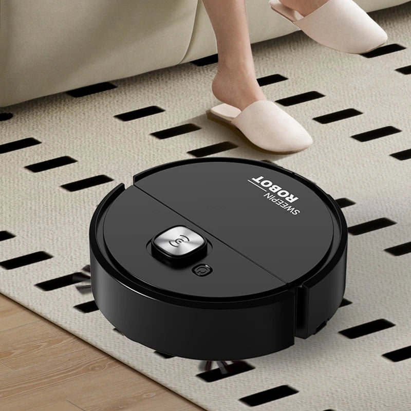Mini 3-in-1 Robot Vacuum Cleaner | Sweep, Vacuum & Mop for Home Floors