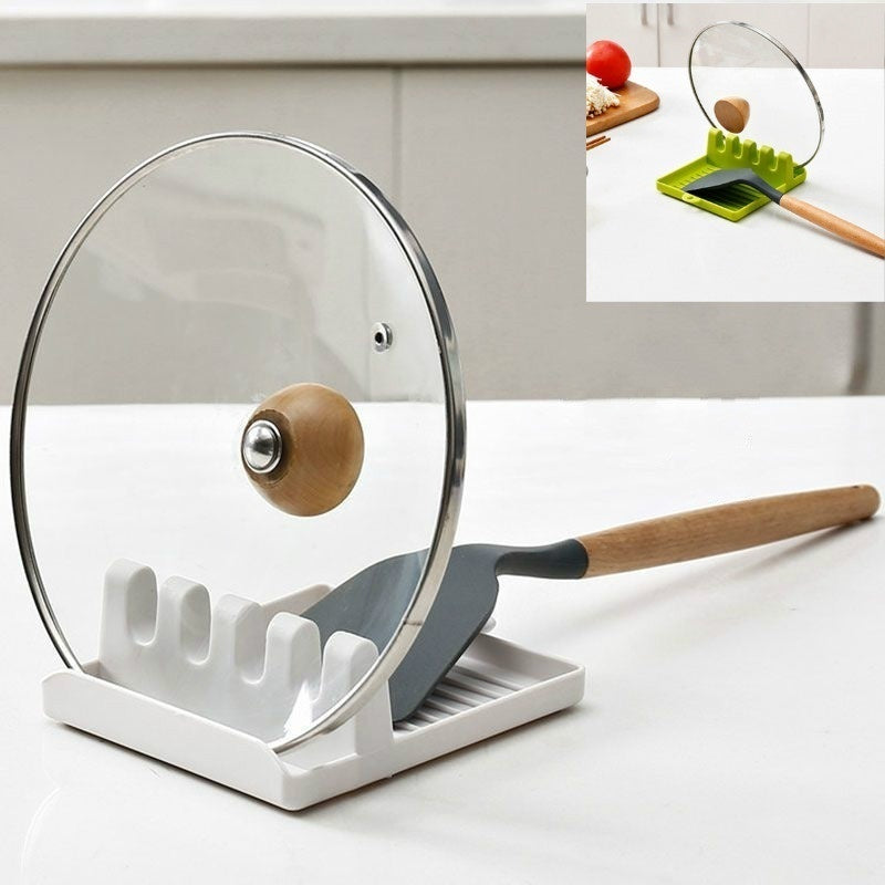 Kitchen Utensil Holder & Rack | Non-Slip Spoon, Fork & Spatula Organizer