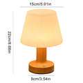 Mushroom LED Table Lamp — Retro Touch Control, 3-Colour Dimmable