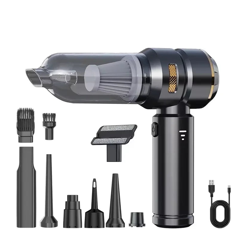 Mini Cordless Car Vacuum Cleaner | 390000PA Powerful Suction