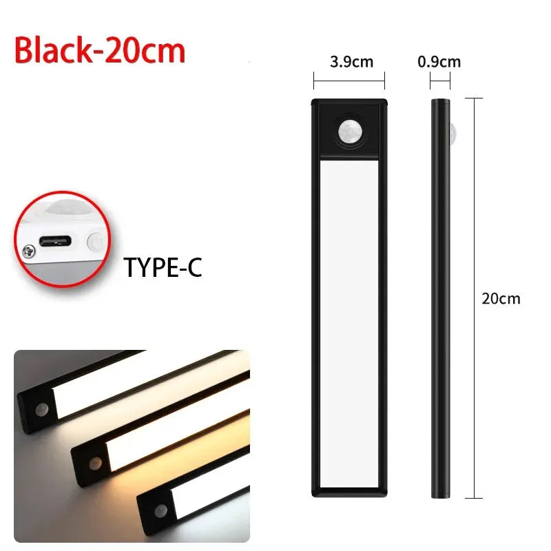 LED Motion Sensor Under-Cabinet Light | Wireless USB Indoor Night Light