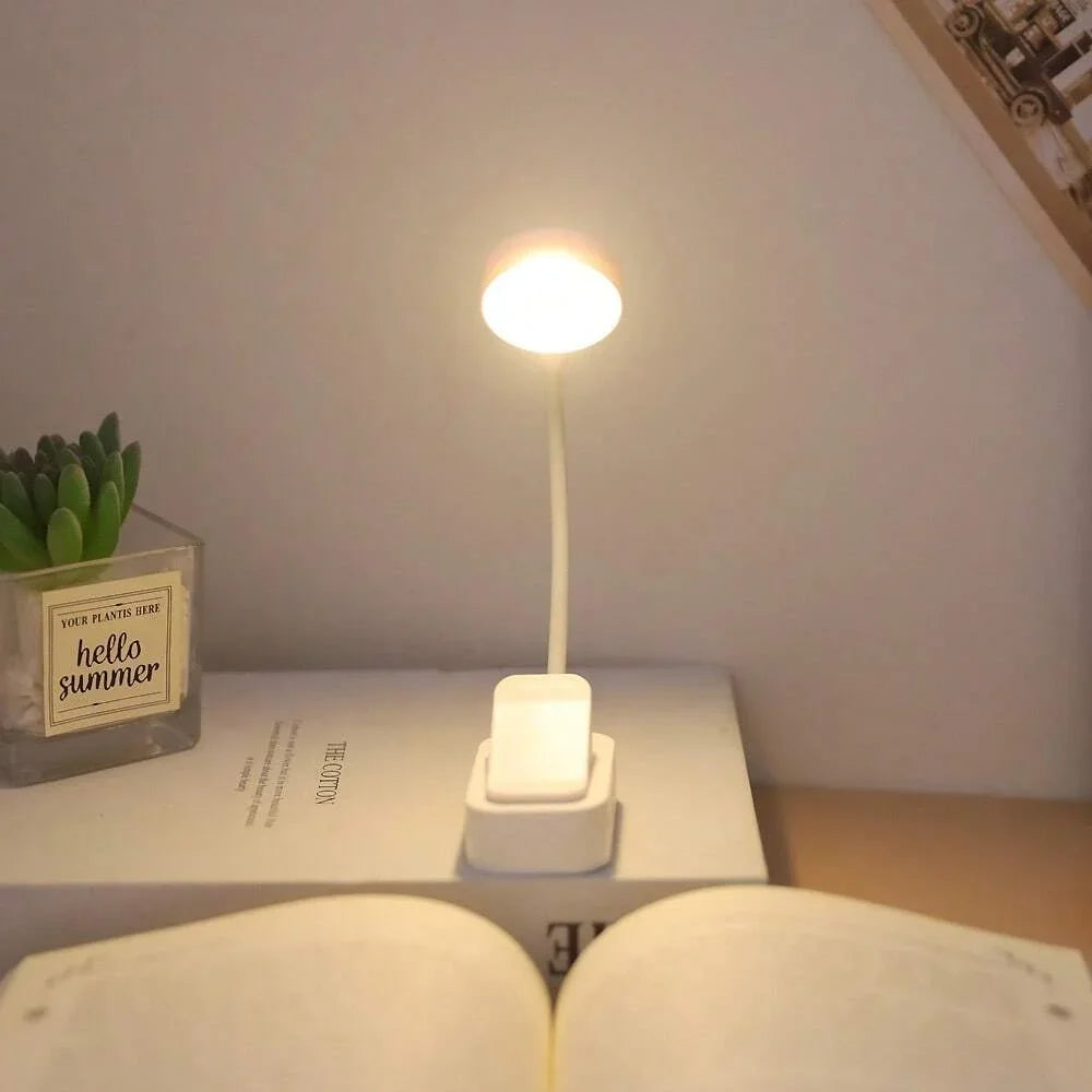 Mini LED Reading Book Light | 3 Modes, Eye-Care Clip-On Lamp