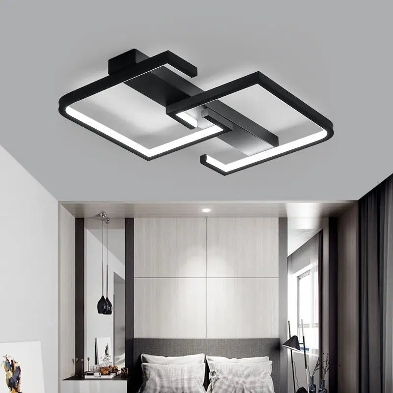 Nordic LED Ceiling Light — Remote Control, Dimmable Modern Design