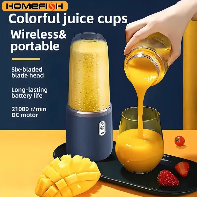 Portable Personal Juice Maker | Rechargeable Mini Blender Cup