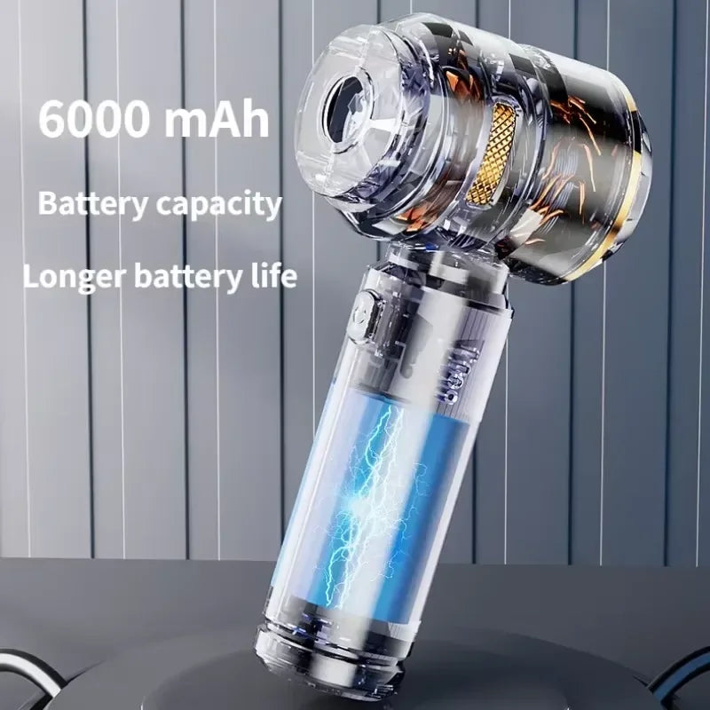 Mini Cordless Car Vacuum Cleaner | 390000PA Powerful Suction