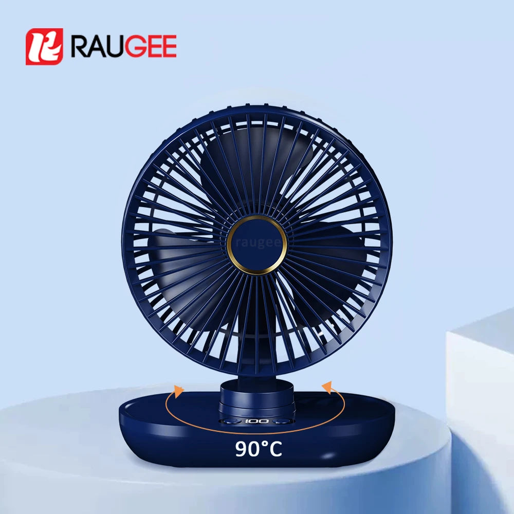 Portable USB Desk & Camping Fan | 5-Speed Ultra-Quiet Table Fan