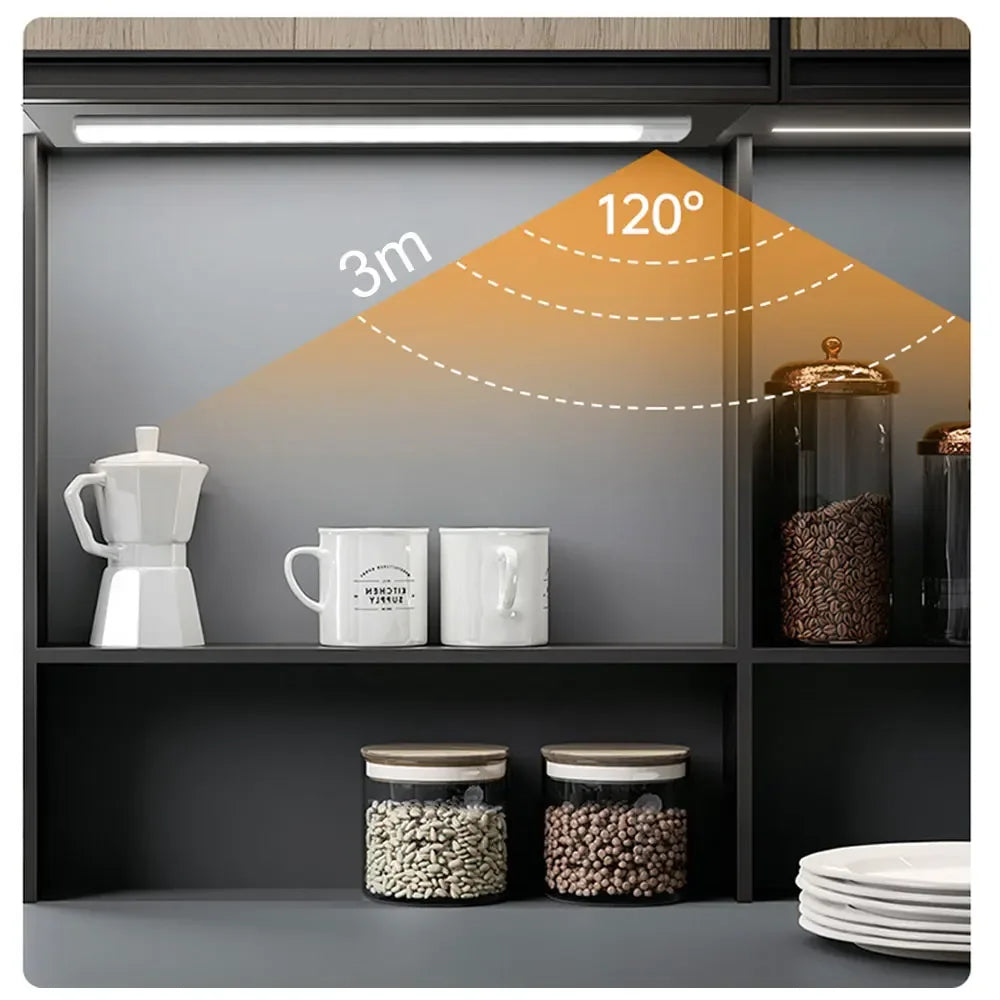 USB Rechargeable LED Cabinet Night Light | Motion Sensor Strip 30/40/50cm
