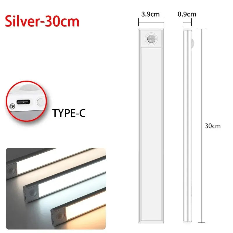 LED Motion Sensor Under-Cabinet Light | Wireless USB Indoor Night Light