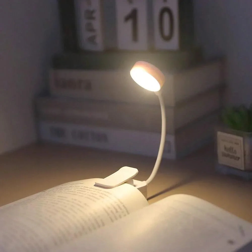 Mini LED Reading Book Light | 3 Modes, Eye-Care Clip-On Lamp
