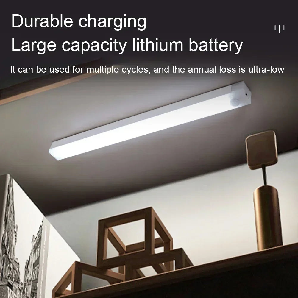 LED Bar Light — USB Rechargeable, Motion Sensor Night Light