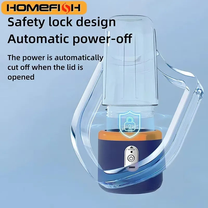 Portable Personal Juice Maker | Rechargeable Mini Blender Cup