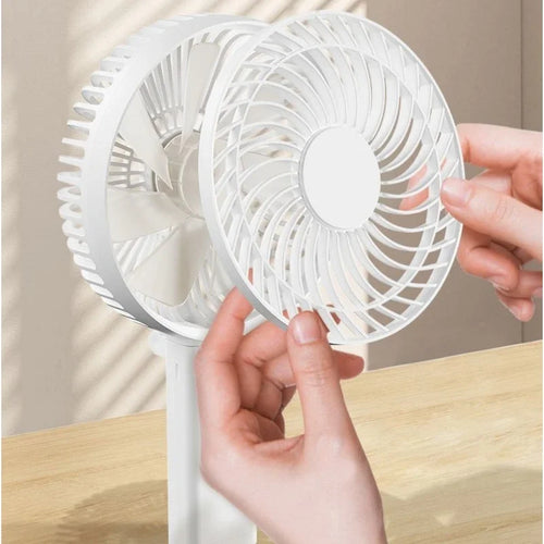 6-Inch Rechargeable Handheld Fan | 180° Foldable Portable Personal Fan
