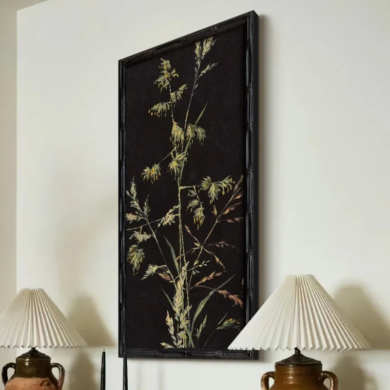 Luxury Framed Oil Painting — Modern Aesthetic Wall Art for Living Rooms