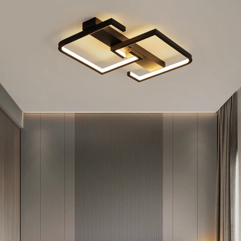 Nordic LED Ceiling Light — Remote Control, Dimmable Modern Design