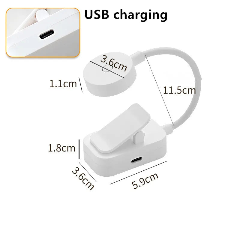 Mini LED Reading Book Light | 3 Modes, Eye-Care Clip-On Lamp