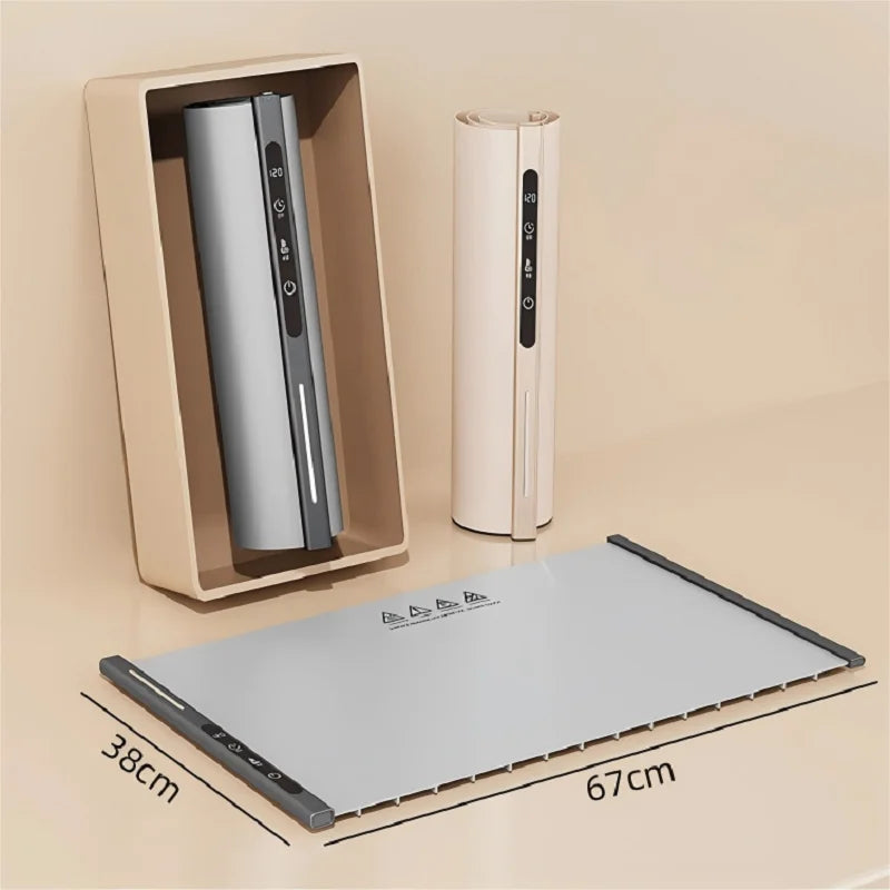 HOMEFISH Portable Electric Food Warming Tray | 3-Setting Foldable Party Mat
